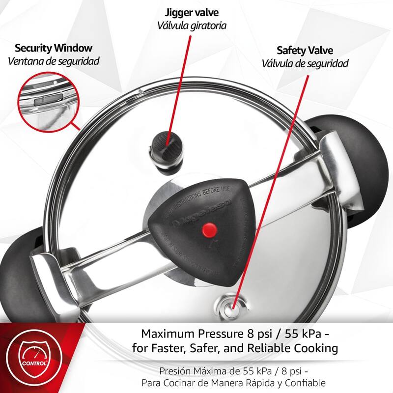 Magefesa Star Stainless Steel Pressure Cooker