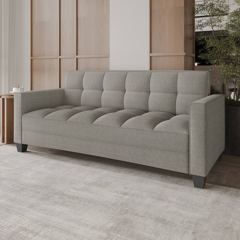 CraftPorch Chic Modern Linen Upholstered Sofa