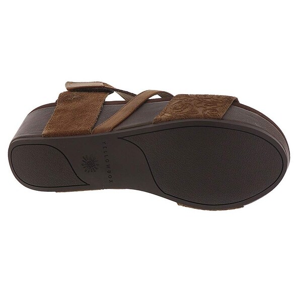 yellow box paively sandals