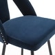 preview thumbnail 14 of 45, Set of 2 Contemporary Velvet Upholstered Bar Stool with Nailheads