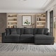 preview thumbnail 89 of 137, Oversized Modular Sectional Sofa Set with Pillows for Living Room