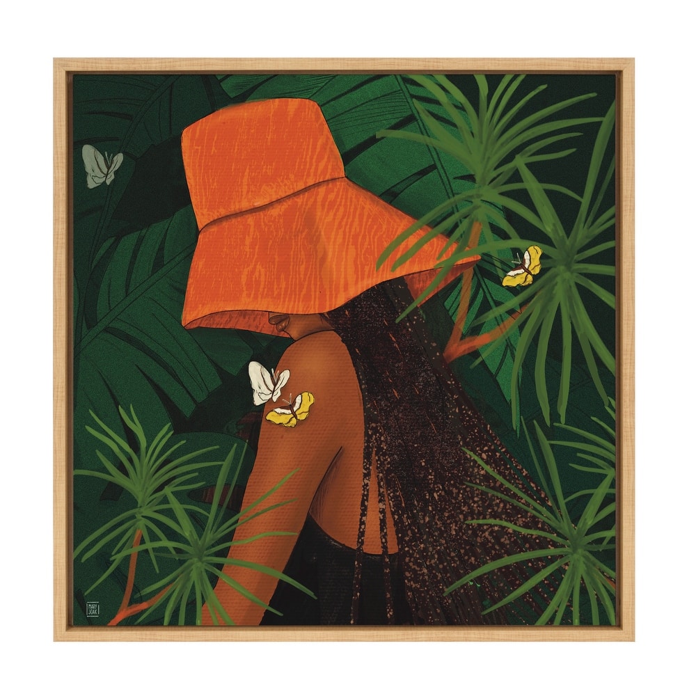 Kate and Laurel Sylvie Tell Me About Hope Framed Canvas by Mary Joak