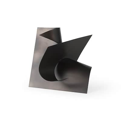 12" Contempo Antiqued Abstract Sculpture - 12"W x 12"D x 12"H
