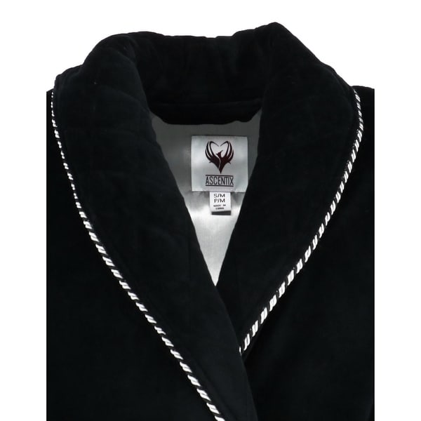 Burgundy Mens Smoking Jacket Fully Lined Black Satin