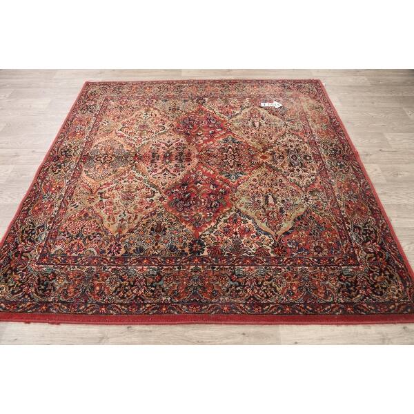 Shop Garden Design Karastan Oriental Area Rug Wool Carpet 5 11 X 5 9 Square On Sale Overstock 31881380