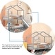 preview thumbnail 4 of 14, Playhouse-inspired Style Wood Bunk Bed with A Better Sleeping Environment, Twin over Twin, Silver