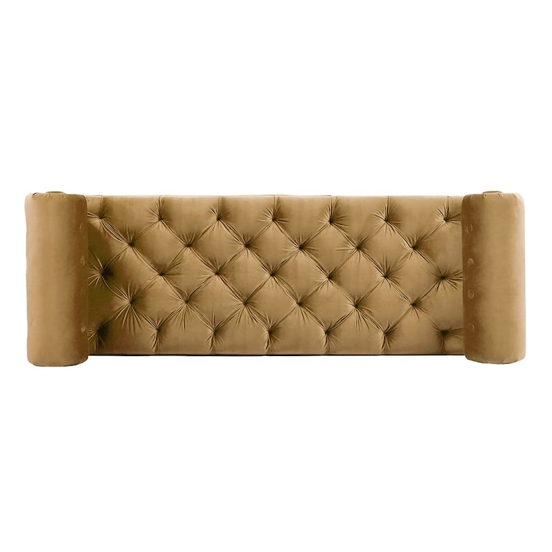 Lewis Bolster Arm Entryway Bench