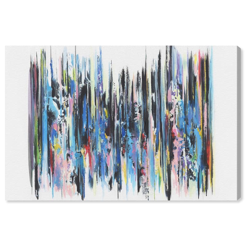 Wynwood Studio Canvas Abstract Doll Memories - Cosmic Infusion Blue and Modern & Contemporary Wall Art Canvas Print