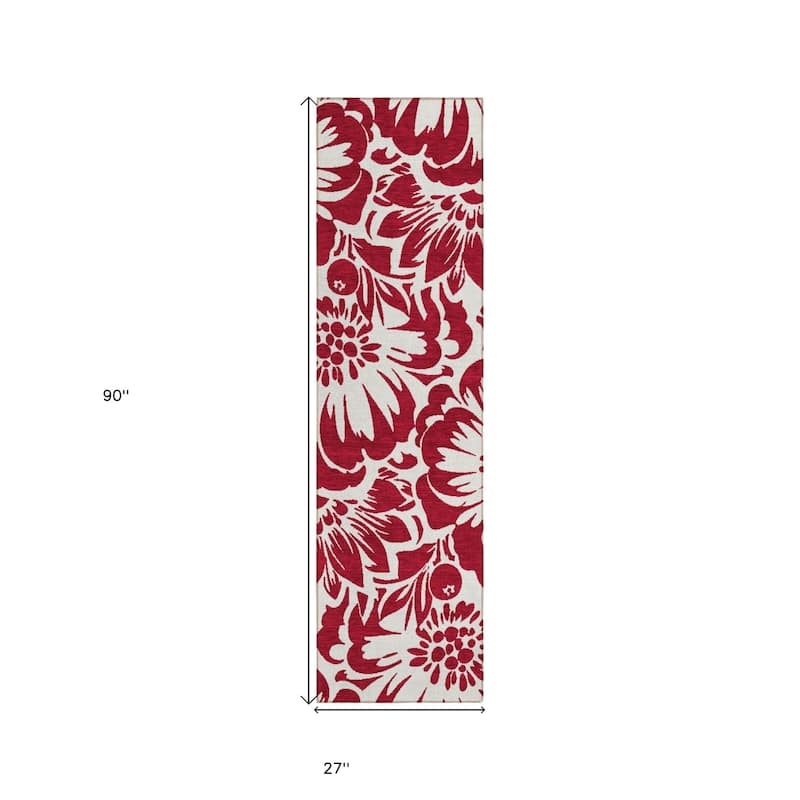 Taz Botanic Elegance Weather Resistant Blended Style Outdoor Rug