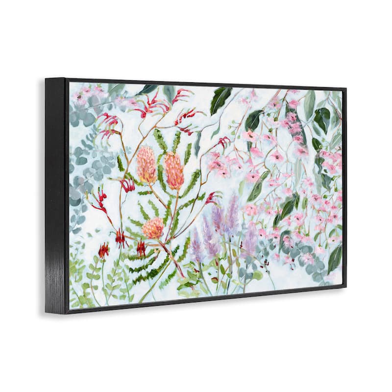 Stupell Elegant Garden Flowers Framed Giclee Art Design By Meredith Howse
