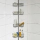 preview thumbnail 13 of 40, Utopia Alley Tension Pole Shower Caddy Corner Organizer, Adjustable with 4 Removable Baskets, 60 to 97 Inch