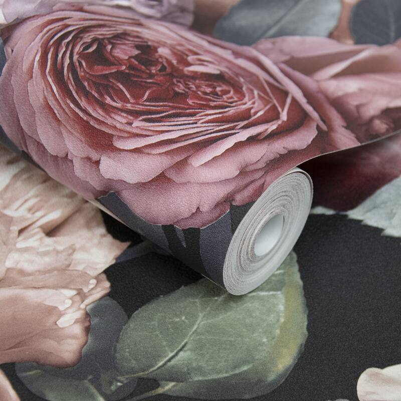 Gabrielle Floral Textured Non-pasted Wallpaper – 396in x 20.8in