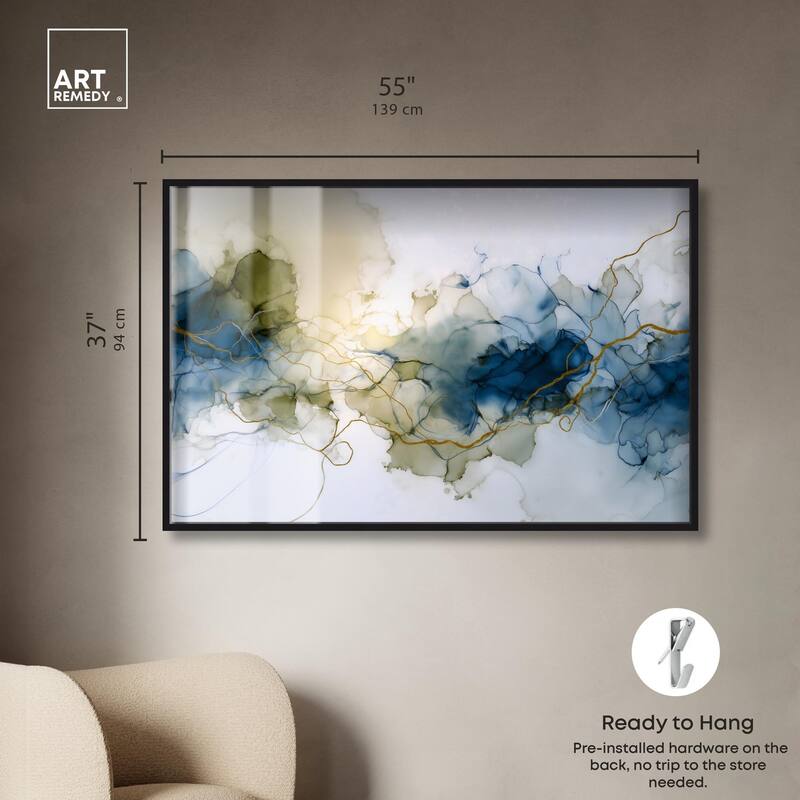 Fluid Geode Shadowbox by Art Remedy