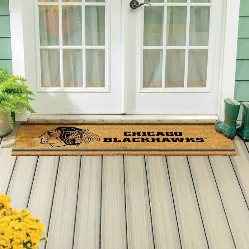 Chicago Blackhawks Monochrome Indoor/Outdoor Coir Door Mat