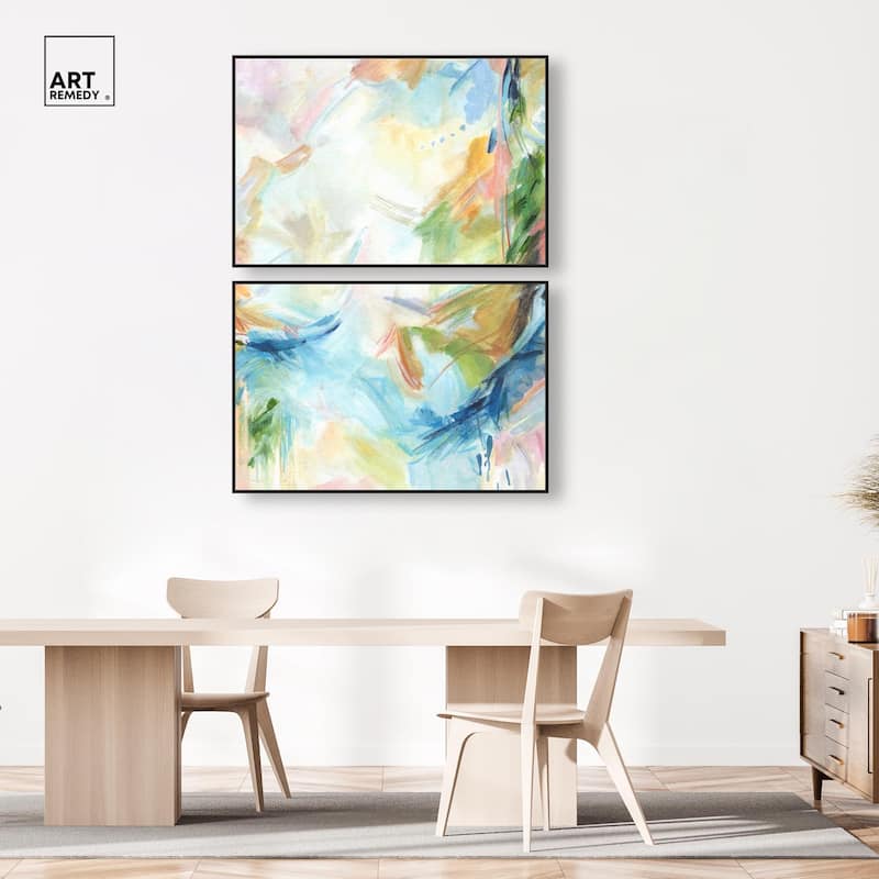 In the Beginning Canvas Set of 2 by Art Remedy