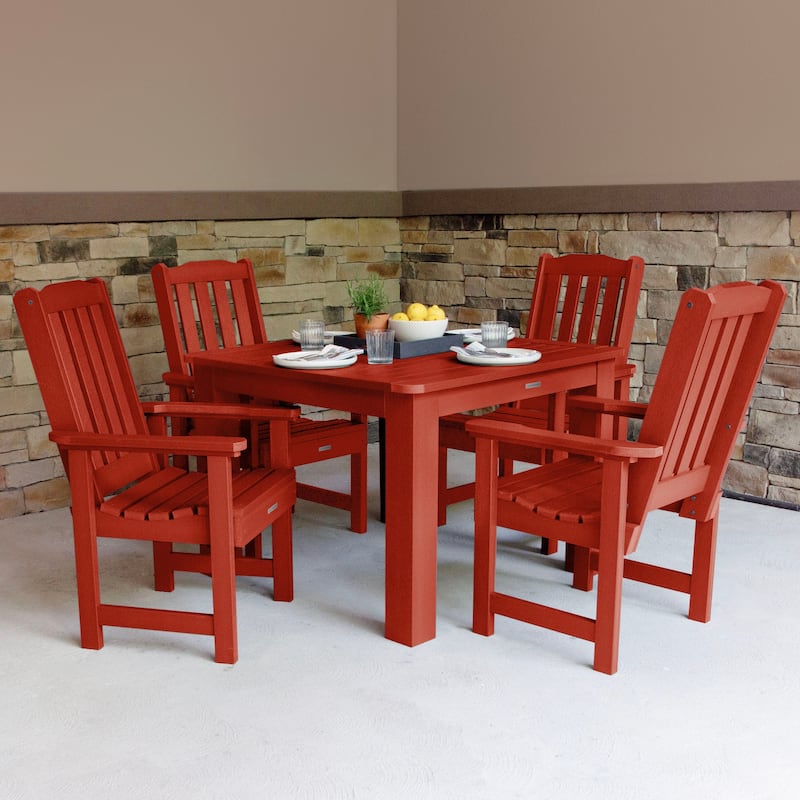 Lehigh 5-Piece Outdoor Dining Set - 42" x 42" Table, Dining-height