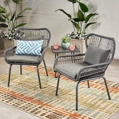 Southport Outdoor Club Chairs (Set of 2) by Christopher Knight Home