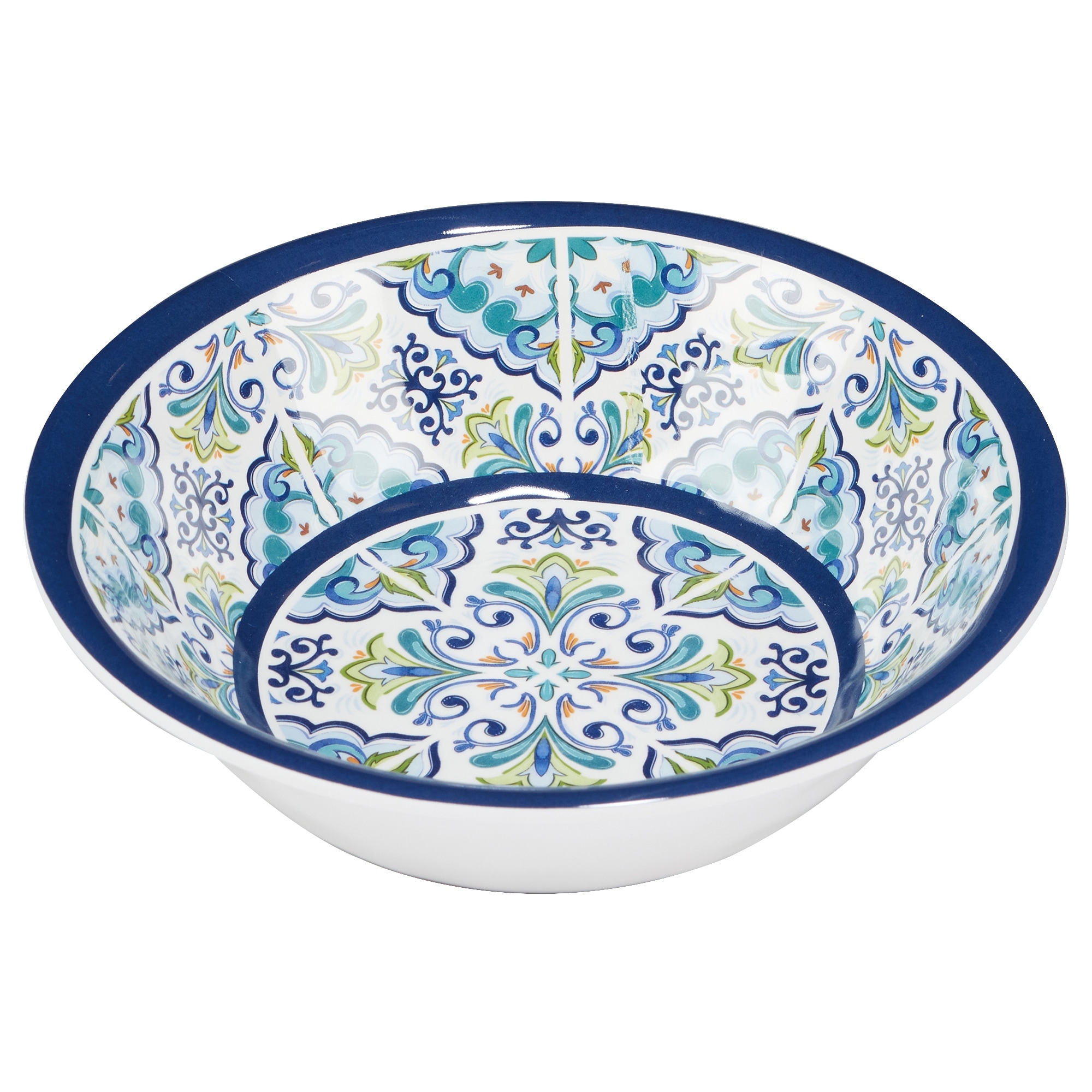 Certified International Mosaic Melamine All Purpose Bowls (Set of 6) - On  Sale - Bed Bath & Beyond - 33180439