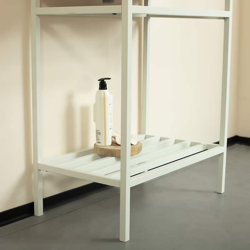 GDFStudio - Lofi 24" Freestanding Bathroom Iron Shelves, WITHOUT Basin