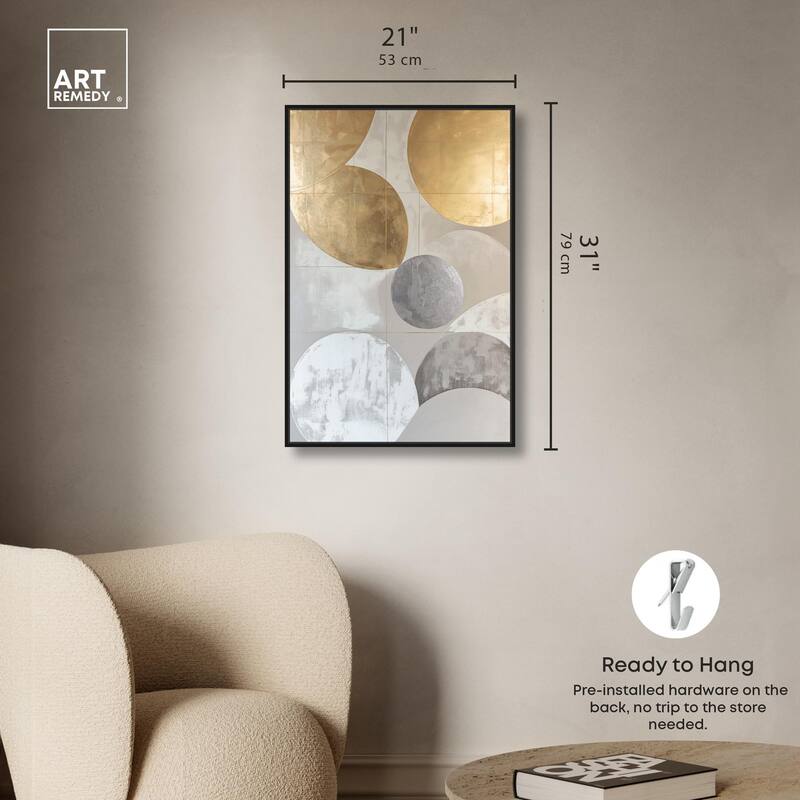Golden Sequence II Canvas by Art Remedy