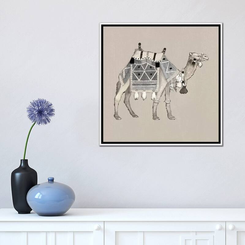 iCanvas "Exotic Camel I" by Tava Studios Framed