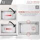 preview thumbnail 24 of 25, STYLISH 30 inch Stainless Steel 16G Workstation Undermount Kitchen Sink - Brushed Stainless Steel - 30" x 19" x 10"