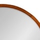 preview thumbnail 41 of 46, Kate and Laurel McLean Round Wood Framed Wall Mirror
