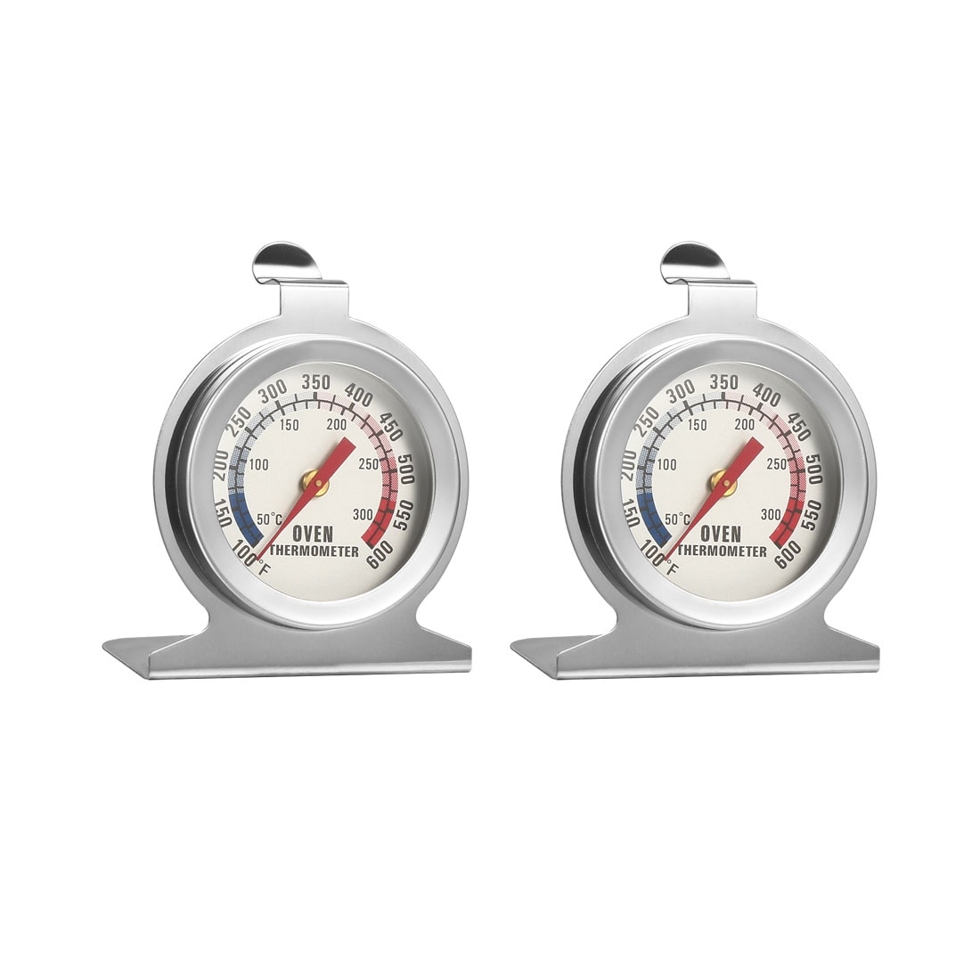 Oven Thermometer 100-600F Stainless Steel Instant Read Temperature Gauge  2pcs - Bed Bath & Beyond - 36694223