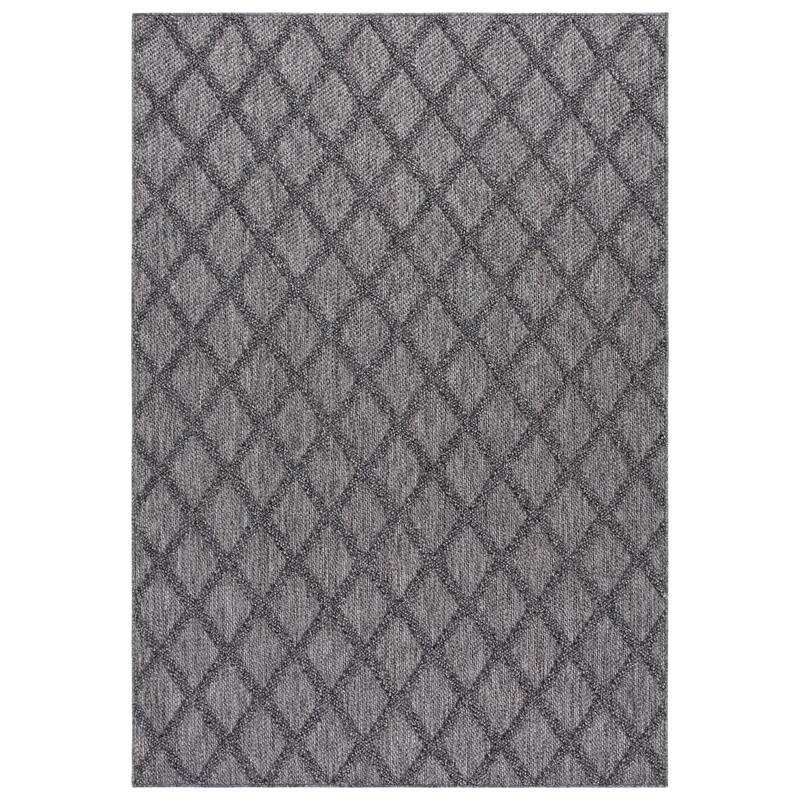 SAFAVIEH Highland Inesa Trellis Rug - Charcoal/Grey - 4' x 6'