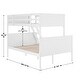 preview thumbnail 22 of 68, Convertible Solid Wood Bunk Bed Frame for Kids with Ladder, No Box Spring Needed