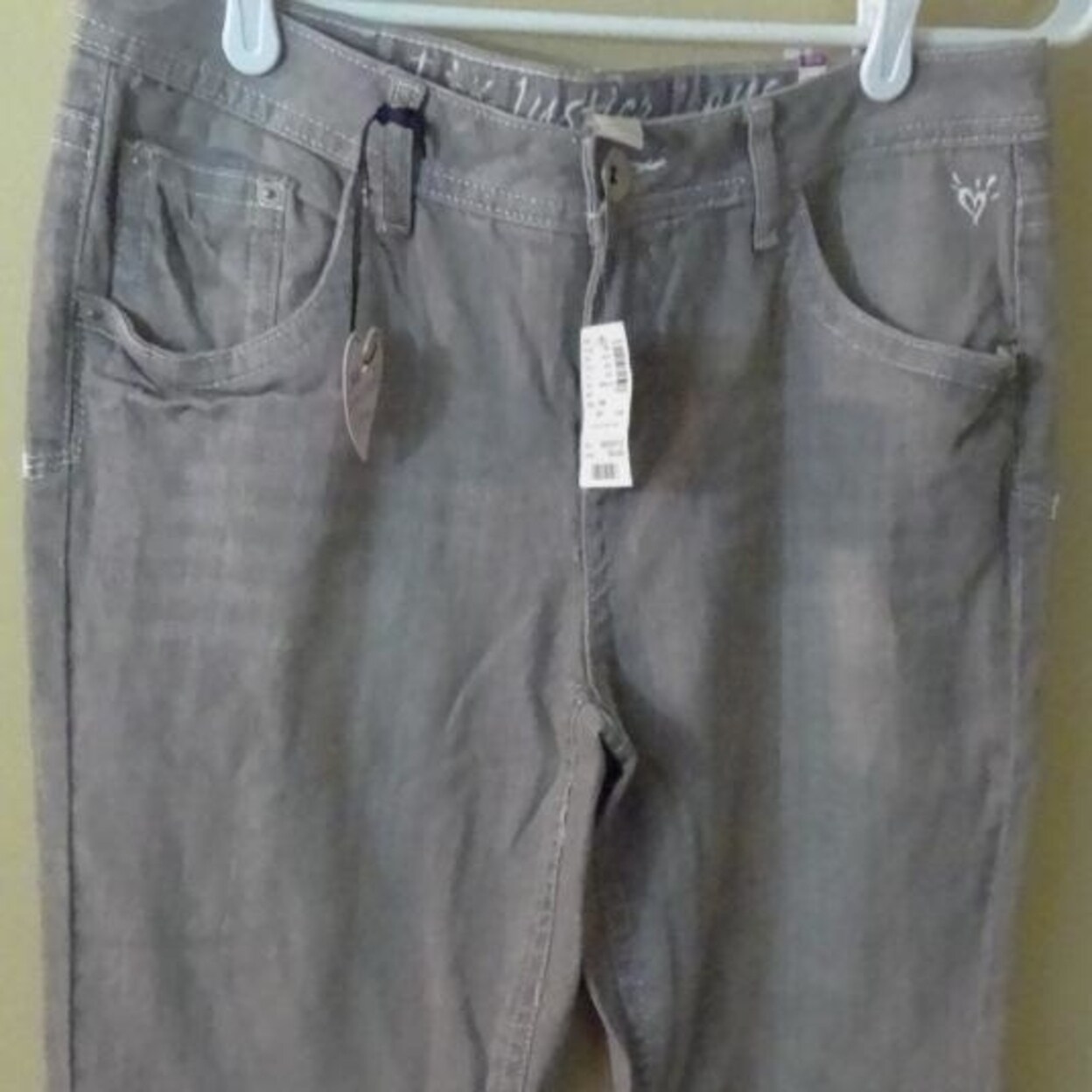 Shop Justice Jeans Size 16 5 Girl Gray Simply Low Skinny 32 X 31