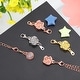 12Pcs Magnetic Jewelry Clasps Rose Magnetic Locking Lobster Clasps ...