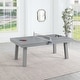 preview thumbnail 24 of 52, Newport Outdoor Patio 7ft Slate Pool Table Dining Set with 2 Benches & Accessories, Cement Finish