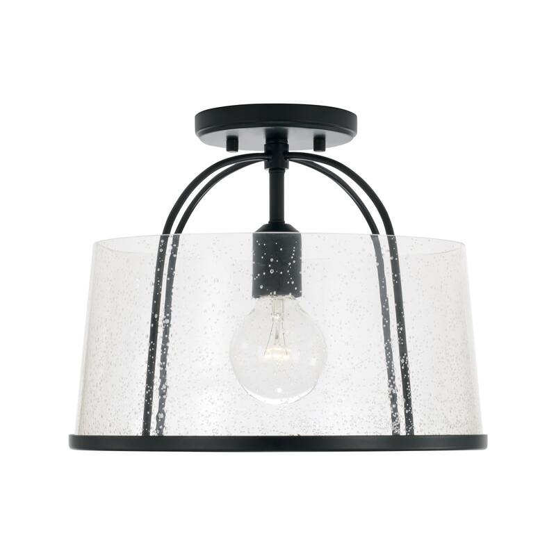 Mason 1-light Convertible Pendant/ Semi-Flush Mount