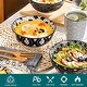 preview thumbnail 25 of 29, vancasso Macaron Porcelain 23Oz. Oriental Cereal Bowls Set