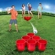 preview thumbnail 4 of 6, Banzai Toss Like A Boss Pong Lawn Game & Melon Madness Water Filled Ball & Hoops - 6