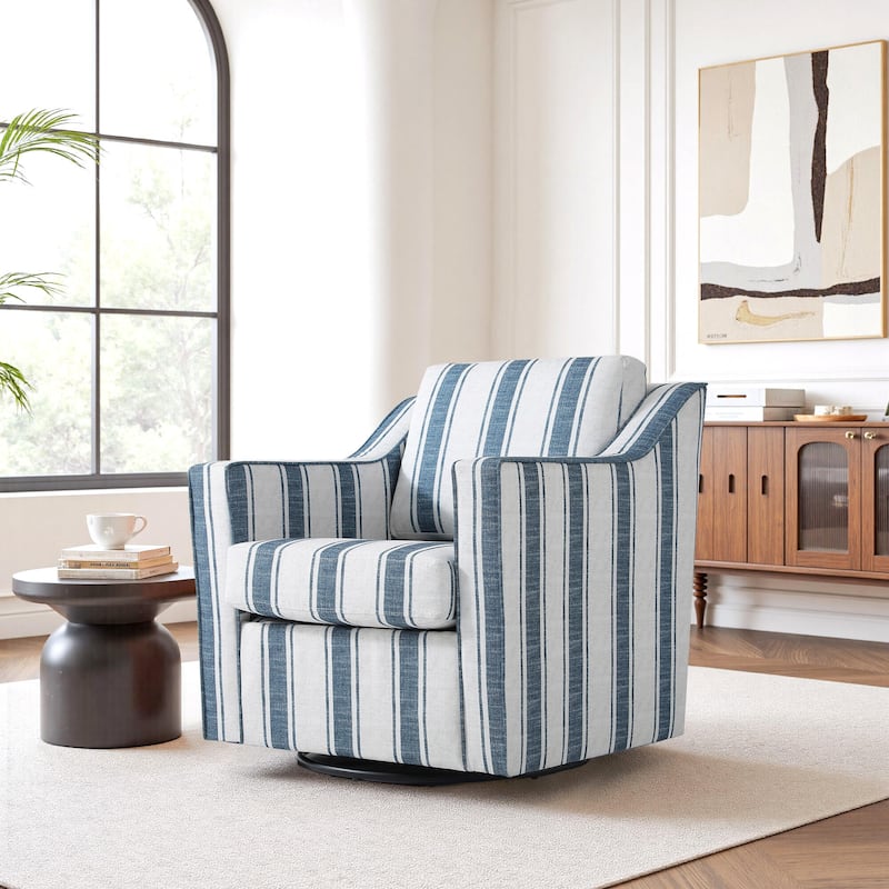 Modern 30.5" W Swivel Armchair Accent chair