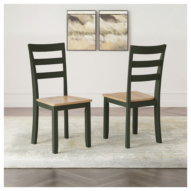 Signature Design by Ashley Gesthaven Dining Chair - Light Brown/Green