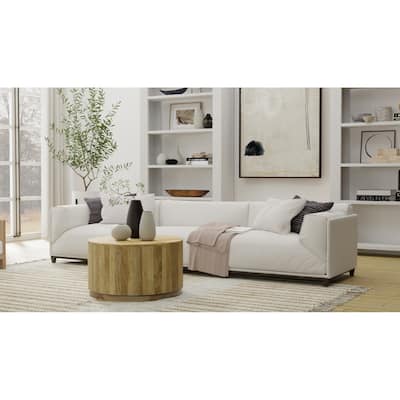 Carolina Living Krissa 30" Round Mango Wood Coffee Table