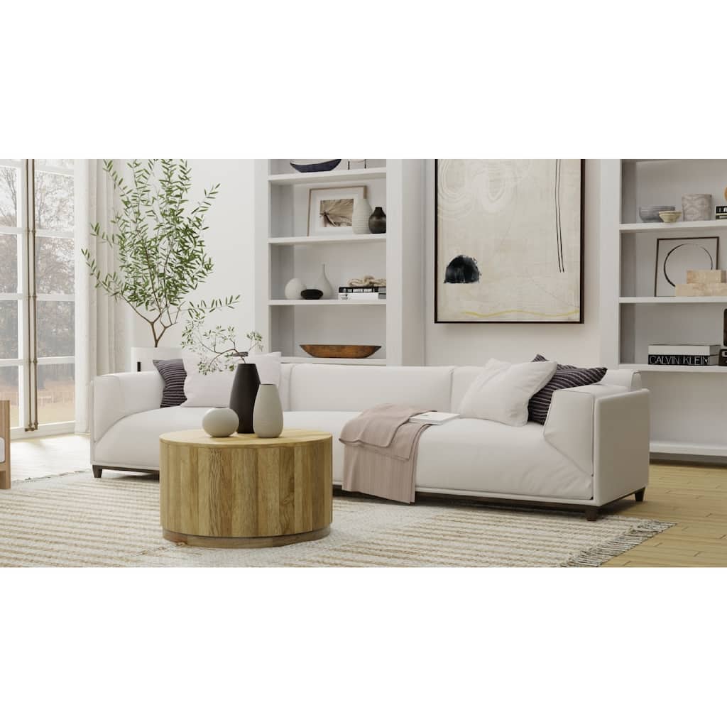 Carolina Living Krissa 30" Round Mango Wood Coffee Table