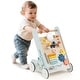 preview thumbnail 10 of 8, Gymax Wooden Baby Walker Push & Pull Learning Activity Center w/