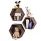 preview thumbnail 3 of 7, Rustic State Wall Mount Hexagon Wooden Box Shelf Varying Sizes