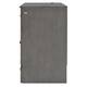 Gray Full Size Modern Murphy Bed with Storage Drawers and USB