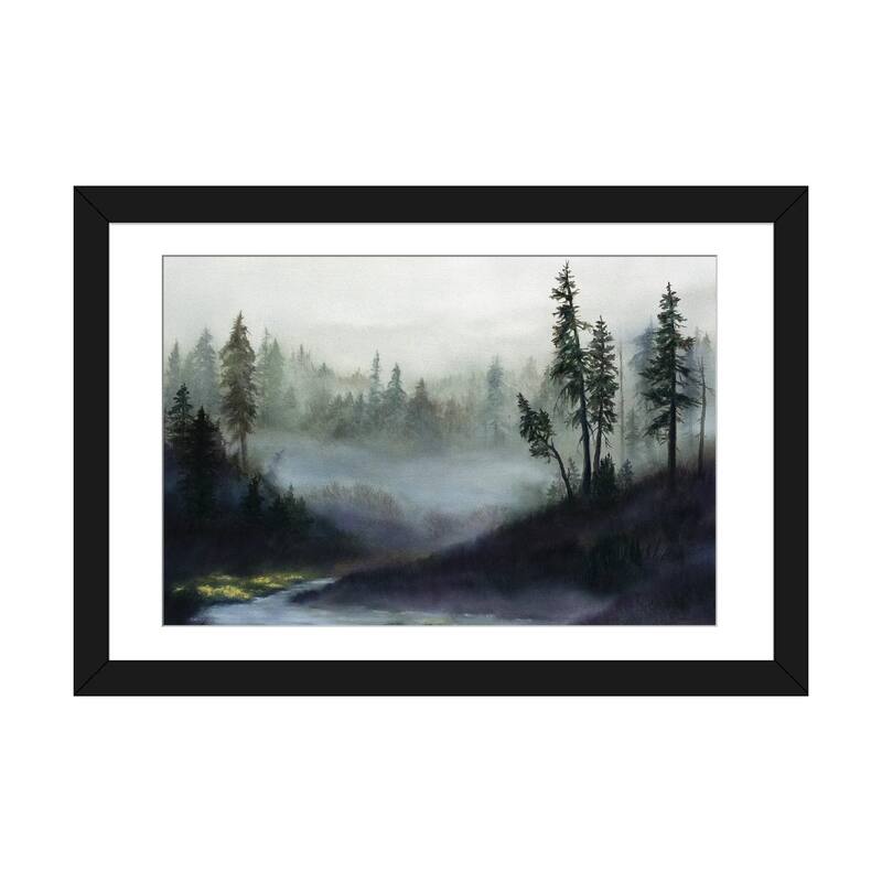 iCanvas "Silent Music" by Rebecca Baldwin - Black - 24x32x1