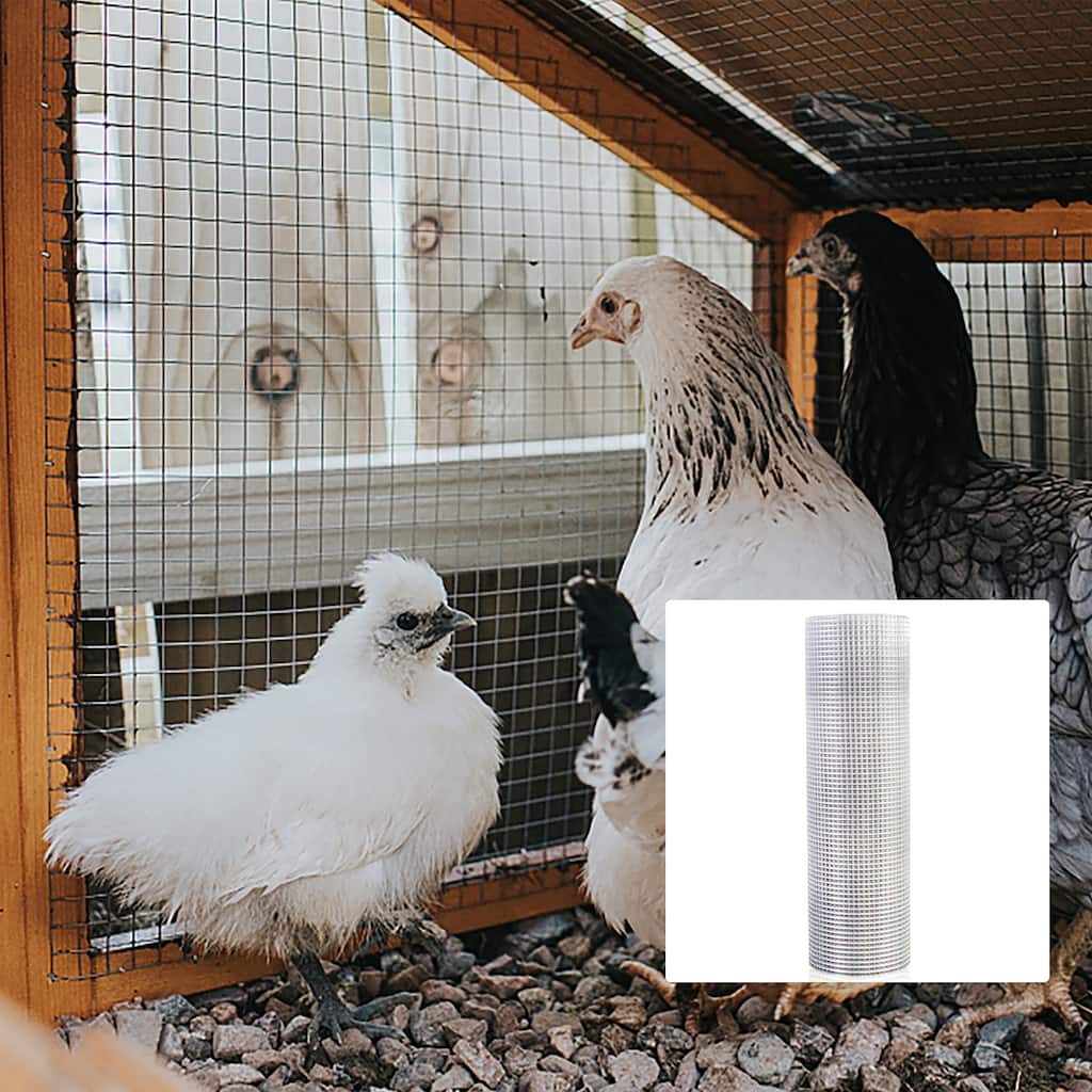 Fine Mesh Garden & Coop Fence to Protect Plants, Chickens