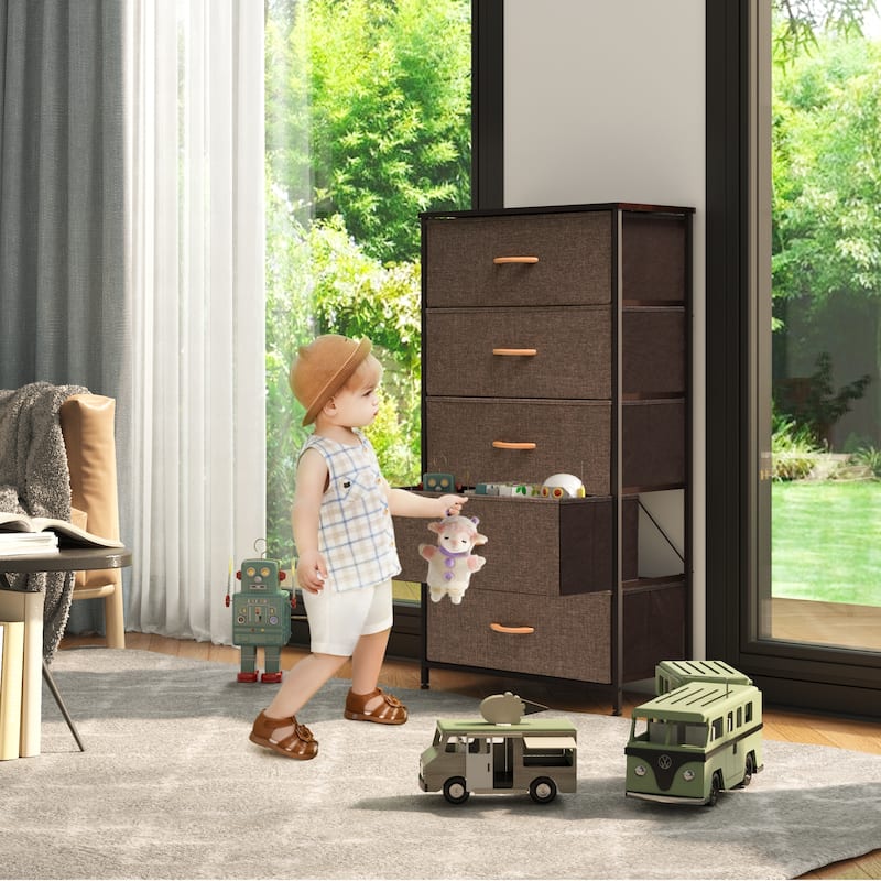 VredHom Vertical 5 Drawers Storage Tower