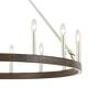 Acroma 15 Light 40 In Modern Farmhouse Wagon Wheel Chandelier-UL