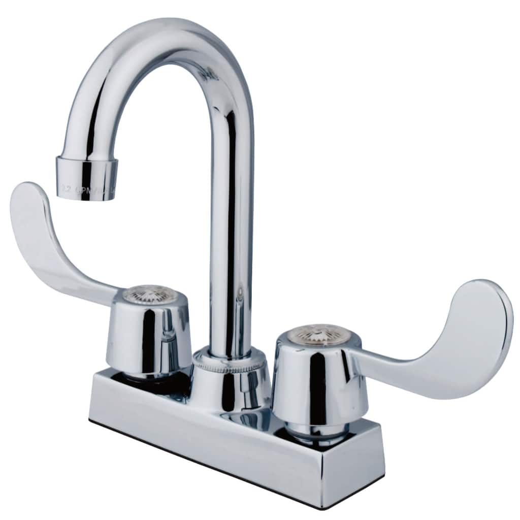 Kingston Brass Vista Centerset Bar Faucet with Metal Wrist Blade