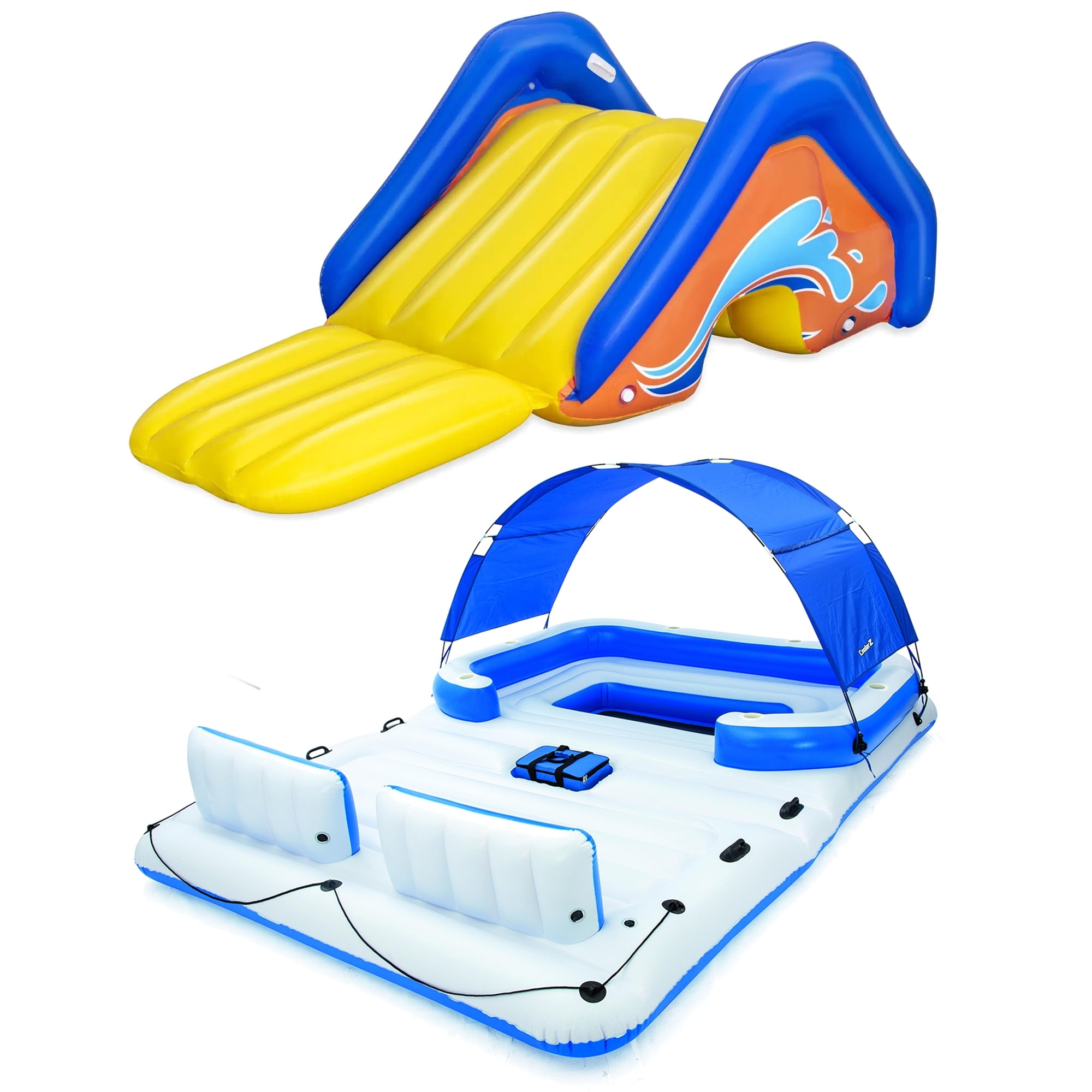 Bestway H2OGO! Inflatable Water Slide & Tropical Breeze Party Island Water  Float - 5 - Bed Bath & Beyond - 37529562