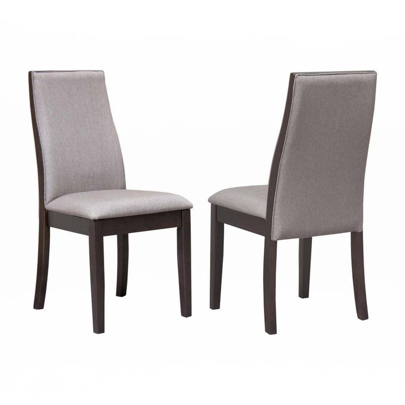 Set of 2 Fabric Upholstered Dining Chairs